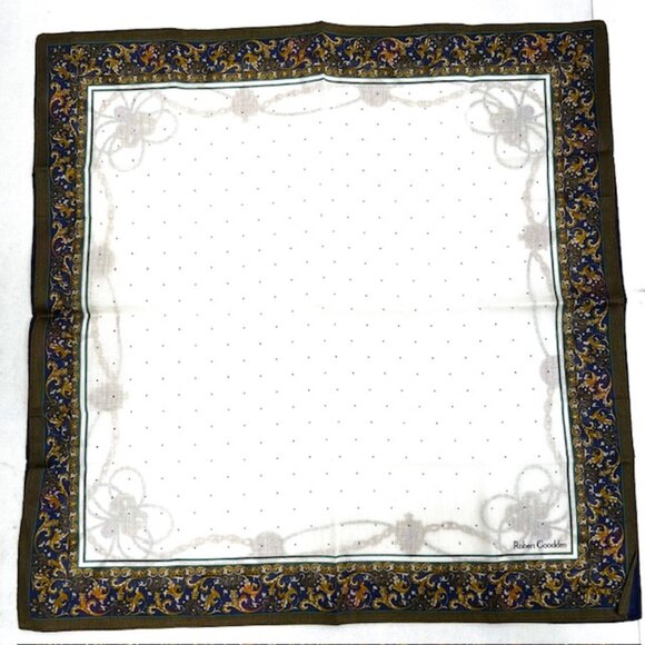 (2) New Roberta G & Roberta DiCamana hankerchief 17" Beige Olive bow tie (13) - Picture 8 of 8